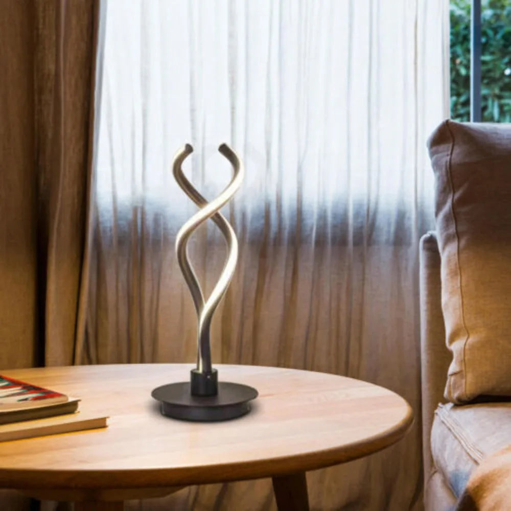 Modern LED Spiral Table Lamp