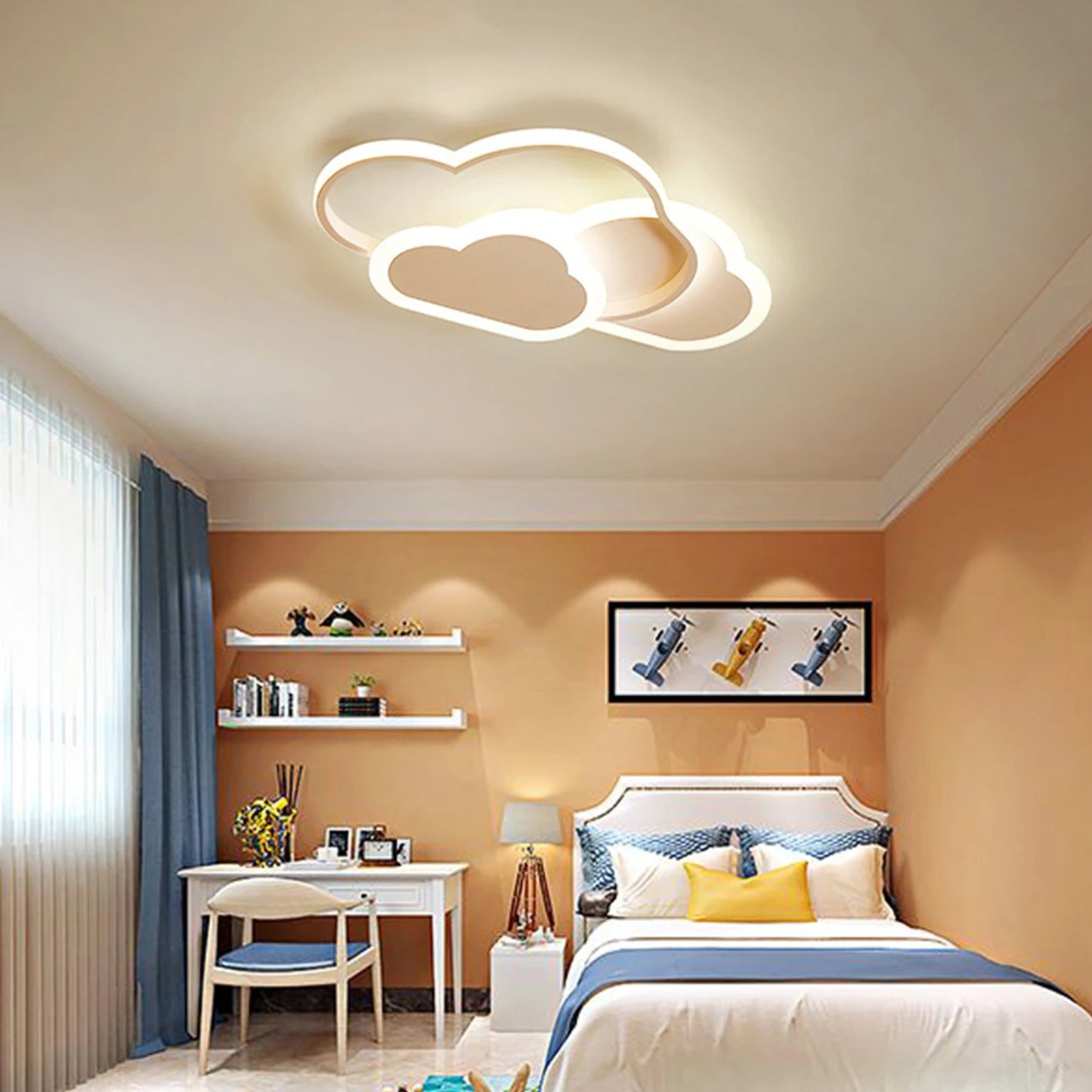 Cloud LED Ceiling Light - 3 Brightness Settings