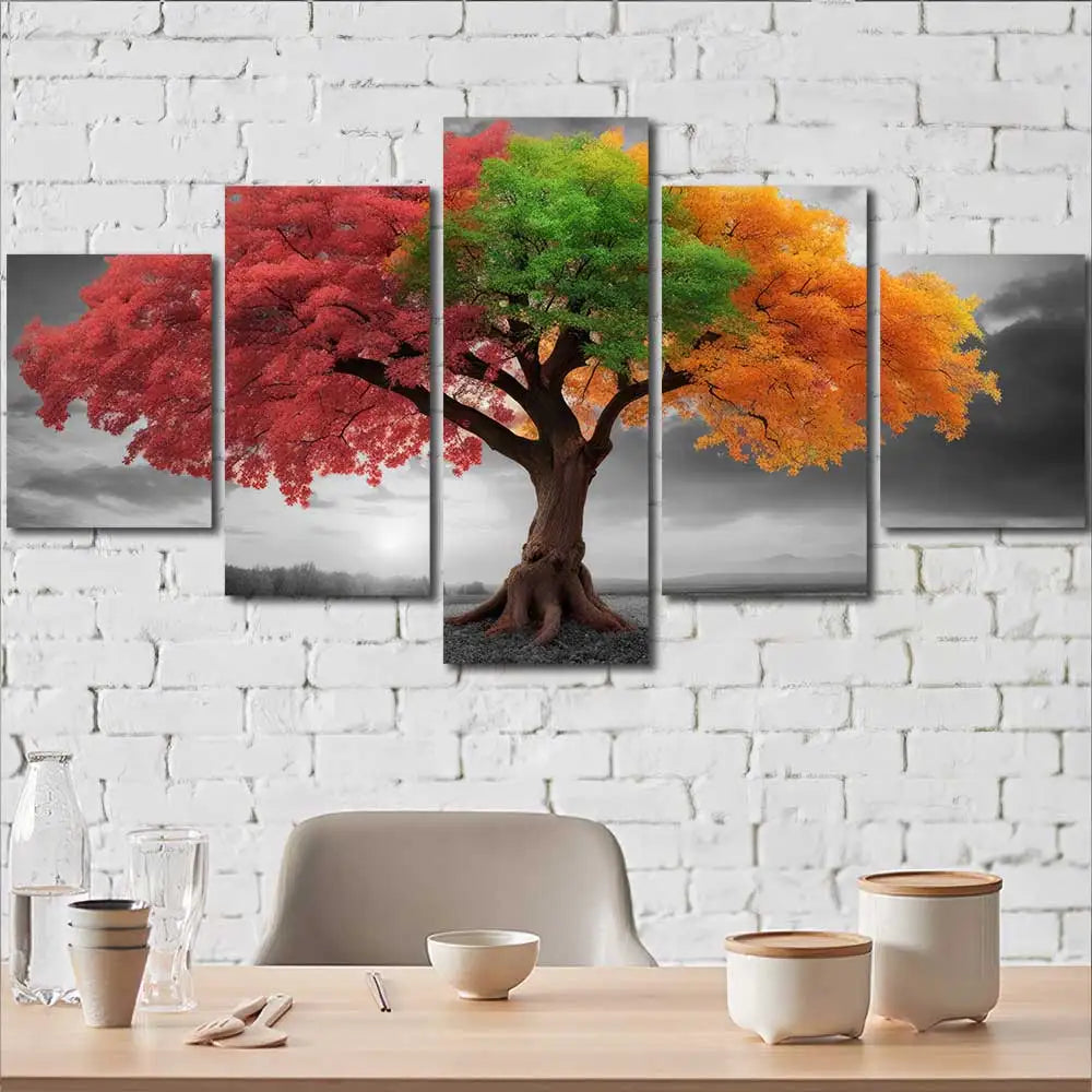 Tree After the Storm - Colorful Life HD on Canvas Art