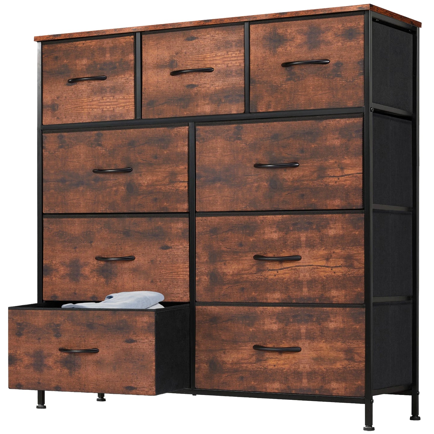 Dresser w/9 Fabric Storage Drawer